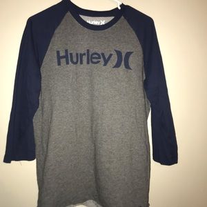 Hurley baseball style shirt